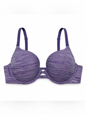 Victoria’s Secret Perfect Shape Bra 32C Purple Heather Underwire T Shirt Bra